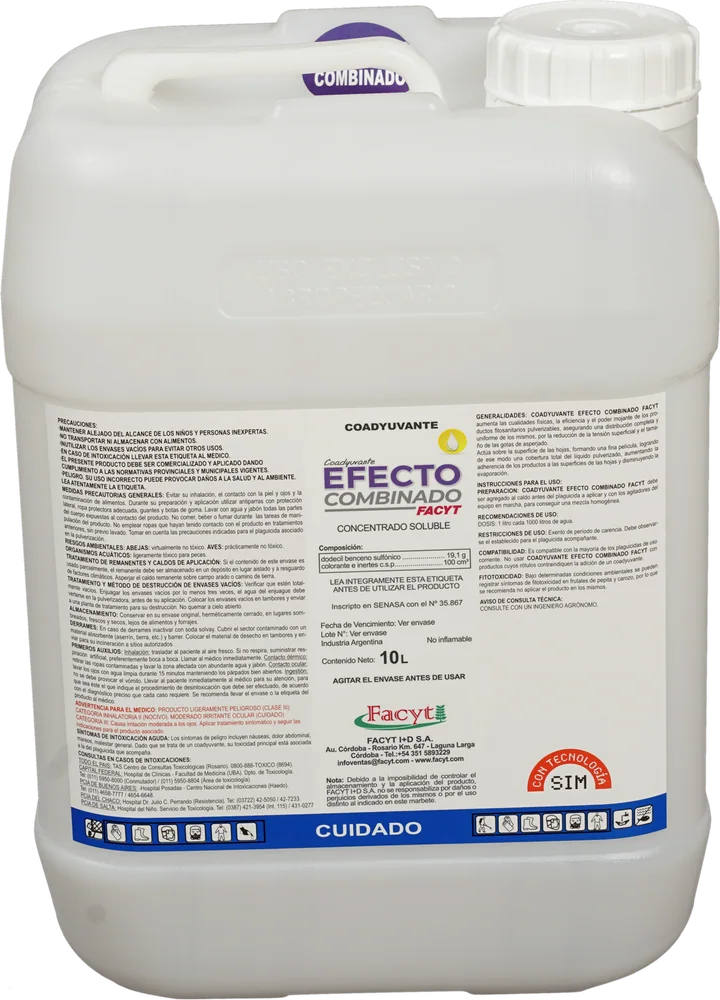 Coadyuvante EFECTO COMBINADO FACYT