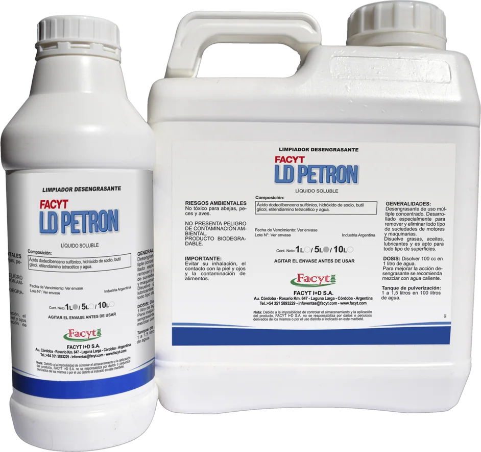 Limpiador Desengrasante Petron FACYT